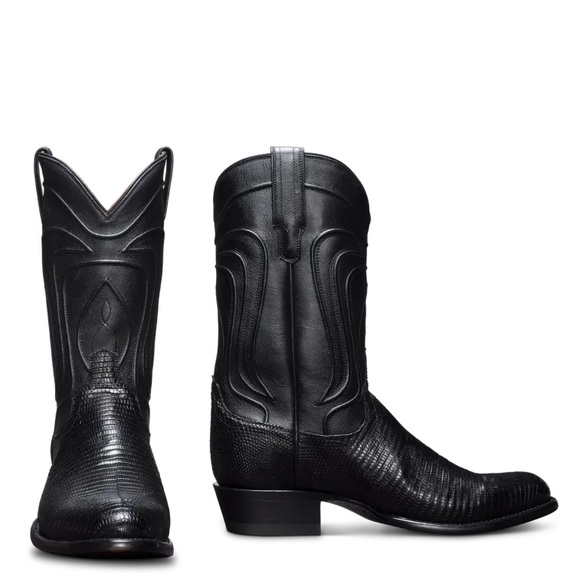 Tecovas Other - Tecovas Men’s The Nolan Black Leather Cowboy Boots Size 12